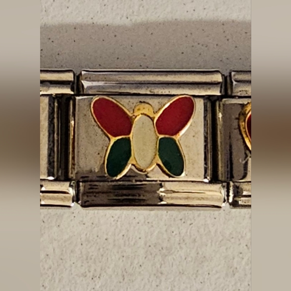 Angel,  Rose, Butterfly Italian Charms